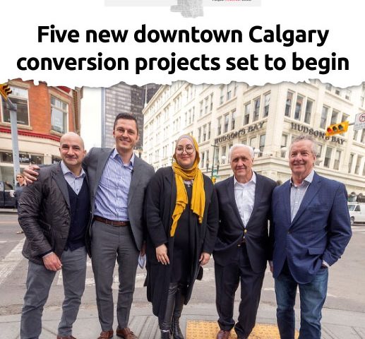 Livewire Calgary: Five new downtown Calgary conversion projects set to begin